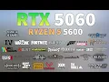 RTX 5060 Ryzen 5 5600 Tested In 30 Games - RTX 5060 Gaming Test