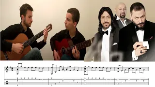 Taksim Trio Tek Başına Fingerstyle Guitar Score Tab 
