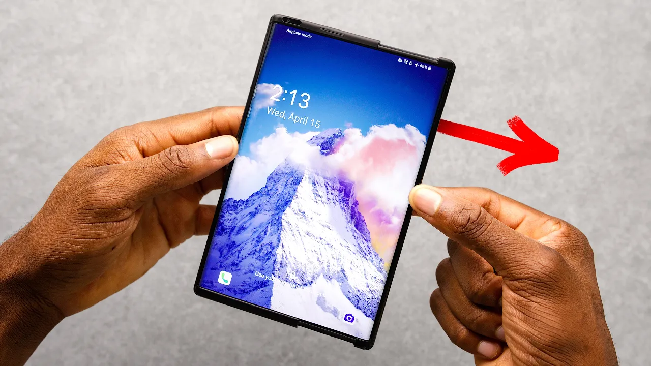 The Unreleased Rollable Smartphone!