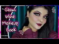 Wine Matte Makeup Look Maroon Makeup Look Glam Makeup Look Hashtag Mansi