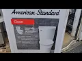 American Standard Skirted Toilet No Tools Required Really