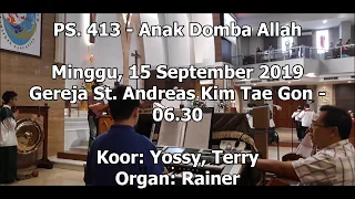 bapa kami totok ps 413 anak domba allah betapa indahnya ps 600 o rahmat yang mengagumkan