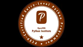 PCEP - Certified Entry-Level Python Programmer certification Exam PCEP-30-0x