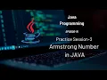 Armstrong Number in JAVA Practice Program 15