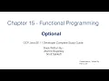 Functional Programming Part 6 - Optional Class
