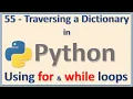 Traversing Python Dictionary using loops