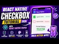 React Native Checkbox Example React Native Paper Checkbox Android Tutorial IT WALA