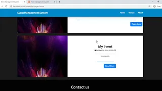 Event Management System using DEMO