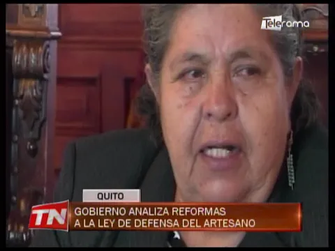 Gobierno analiza reformas a la ley de defensa del artesano
