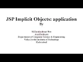 JSP Implicit Objects application