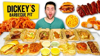 Trying Dickey s Barbecue Pit MENU for the FIRST TIME
