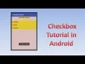 Checkbox Tutorial in Android