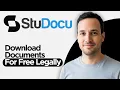 How to Download Studocu Documents For Free Legally 2026 Step by Step Guide