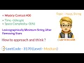 Lexicographically Minimum String After Removing Stars LeetCode 3170 Weekly Contest 400 Heap