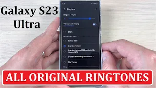 Download Original Ringtones - Samsung Galaxy S23 Ultra MP3