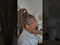 Smedium knotless in color ombre
