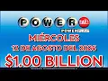 Salieron tus numeros Resultados Powerball 12 de Agosto del 2026 1 00 Mil Millones
