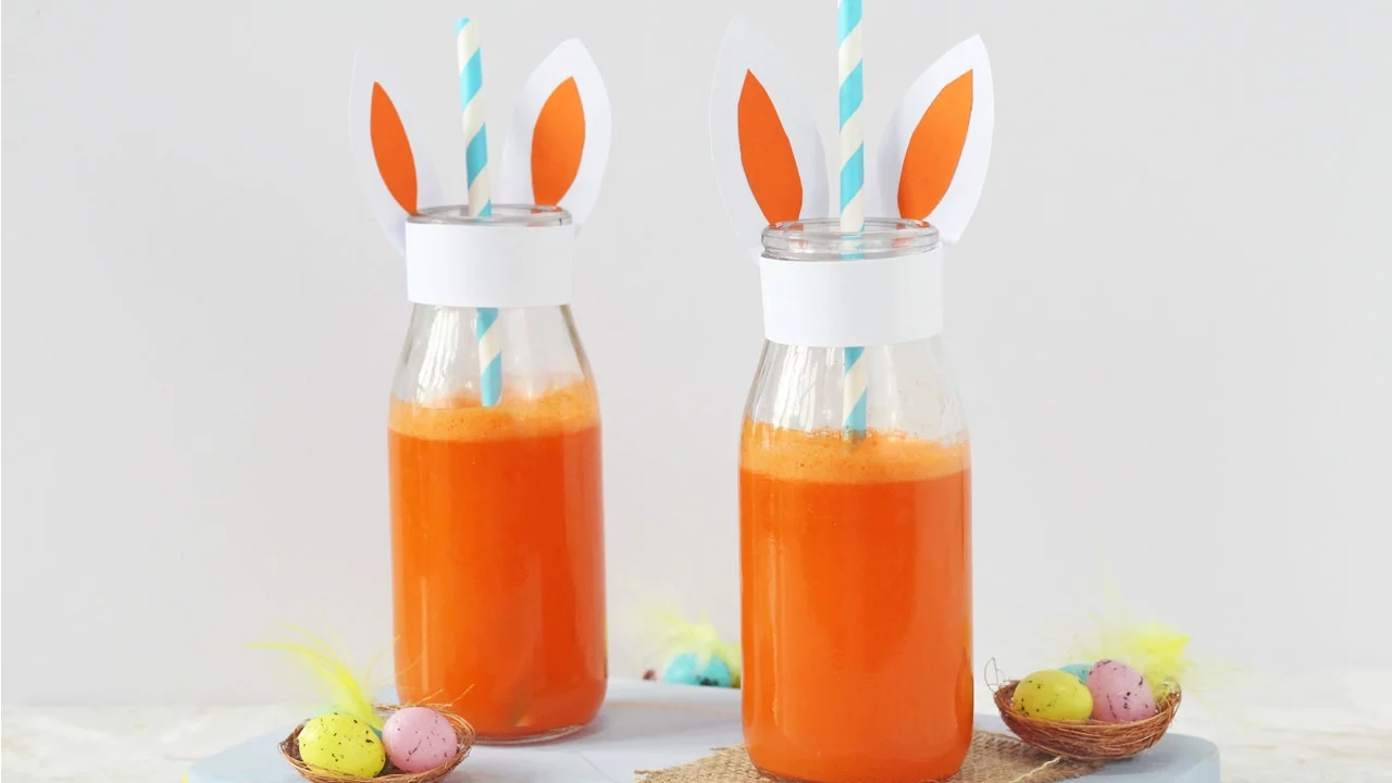 Carrot & Orange Easter Juice For Kids