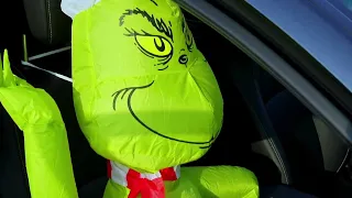 2022 Christmas Airblown Inflatable 3 5ft Car Buddy Grinch