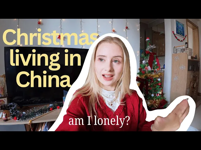 how do I celebrate Christmas living in China? chatty vlog 🎄🐉✨