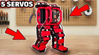 Five Servo Balancing Bipedal Robot