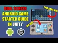 Unity Dual Screen Android STARTER GUIDE AYN Thor DS Android Game Setup
