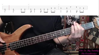 Ode To My Family by The Cranberries - Bass Cover with Tabs Play-Along