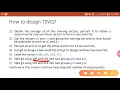 How to design TSVQ
