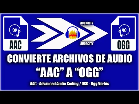 Download MP3 Convertir audio aac a ogg - Audacity