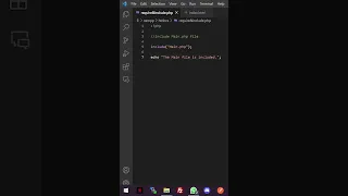 Difference BTW Include and Require in PHP