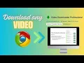 Download Lagu Download Any Video Easily with Video Downloader Professional | Free Chrome Extension