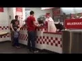Busy Night at 5 Guys Burgers in San Jose