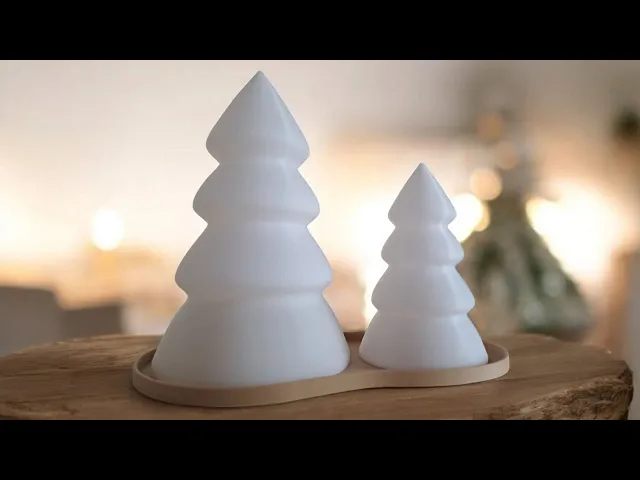 Christmas Tree Set with Tray (Tealight compatible) video thumbnail