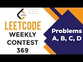 Leetcode Weekly Contest 369 Problems A B C D 2917 2918 2919 2920 Codeatic