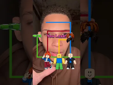 Acerte o cabelo do roblox impossível #shorts