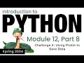 Python - Module 12