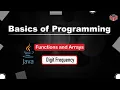 Digit Frequency Functions and Arrays In English Java - 2