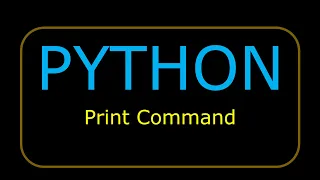 Python By Ryan - Print Command