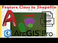 How to Convert AutoCAD File to Shapefile using ArcGIS Pro Feature Class to Shapefiles CAD to SHP