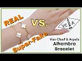 REAL vs FAKE VCA Vintage Alhambra Bracelet - Comparing SUPER-FAKE to Genuine My First Luxury