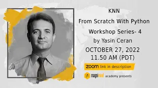 KNN From Scratch With Python Workshop - Dr Yasin Ceran