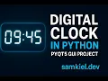 I Built a Digital Clock Using Python in 5 Minute SAMKIEL