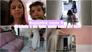 MÃE DE 5: Minha rotina sozinha com 5 criança