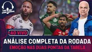 AO VIVO: PALMEIRAS ABRE VANTAGEM DO FLAMENGO; DESESPERO NA PARTE DE BAIXO DA TABELA; BAHIA ATROPELA