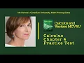 Calculus Chapter 4 Practice Test