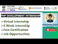PHP Development Virtual Internship - ApexPlanet Software 6 Weeks Work from Home