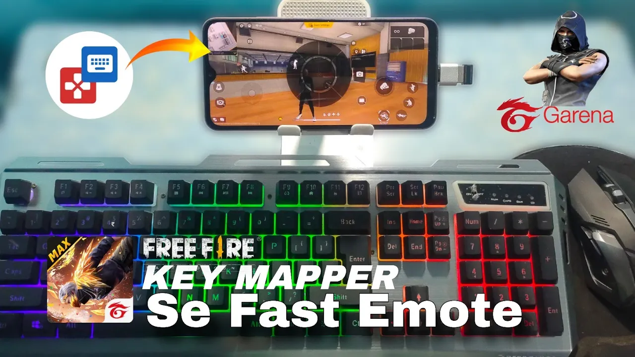 Key Mapper App PC Jaisa 💥 Fast Emote Volume Button And Keyboard 2026