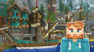 Creative Build Planning. Finishing the city in minecraft World??