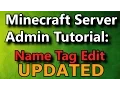 Minecraft Admin How-To Name Tag Edit FREE