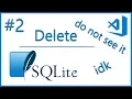 SQLITE REACT NATIVE DELETE SUB